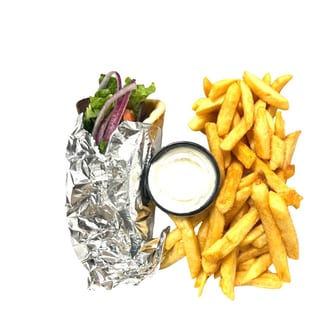 GYRO WRAP W/FRIES